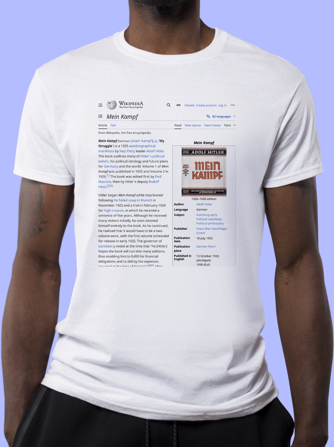 Mein_Kampf Wikipedia Shirt