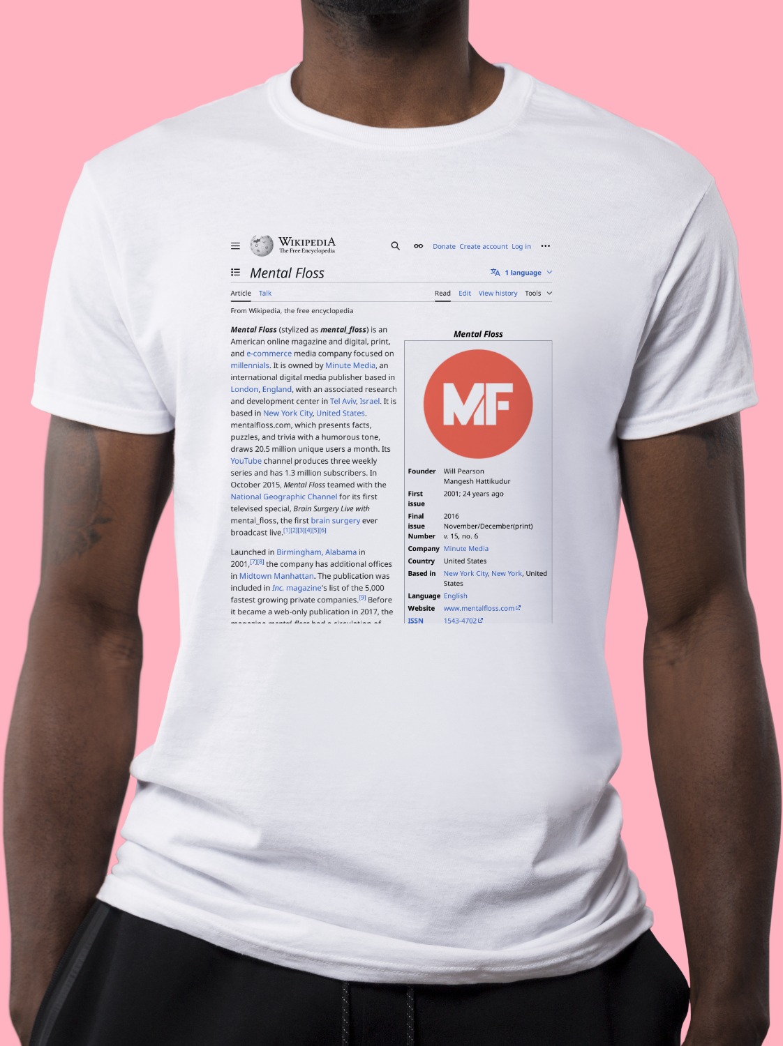 Mental_Floss Wikipedia Shirt