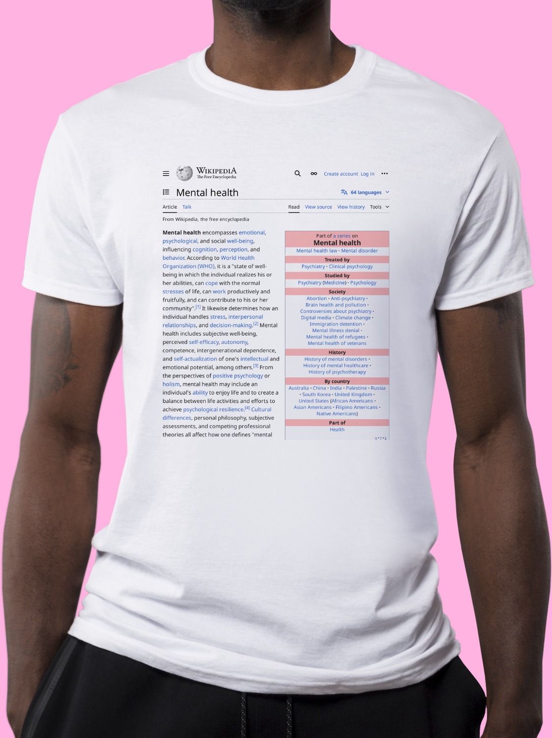 Mental_health Wikipedia Shirt