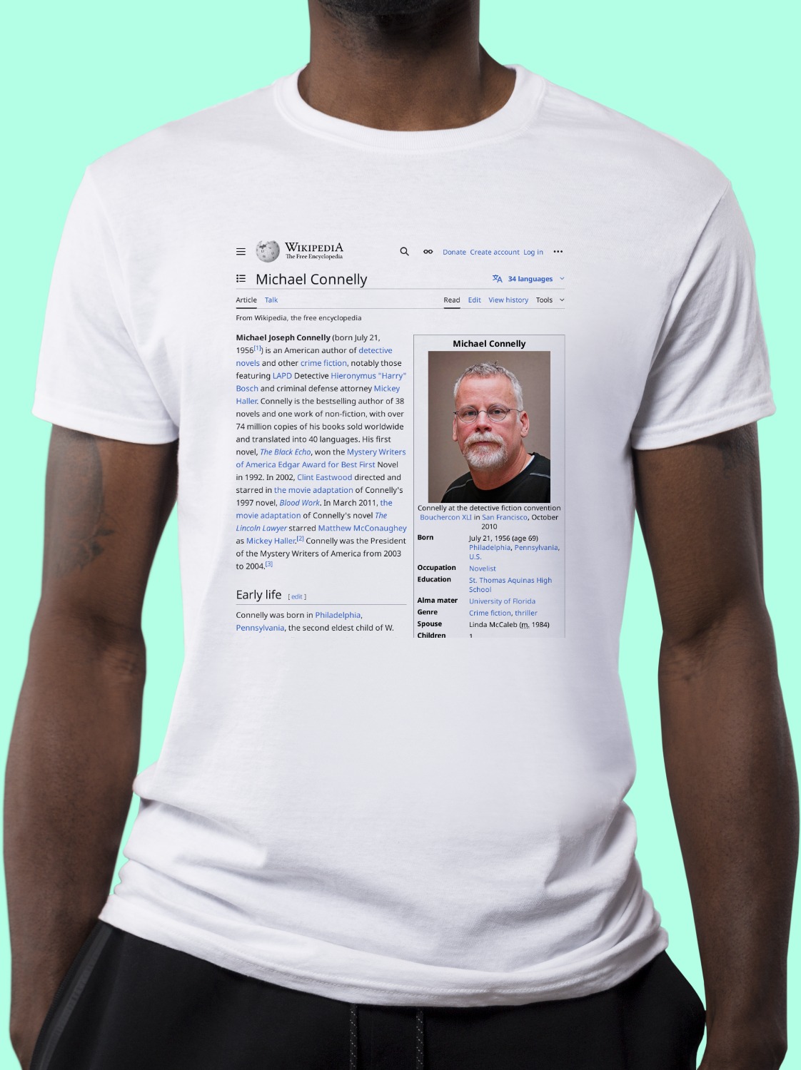 Michael_Connelly Wikipedia Shirt