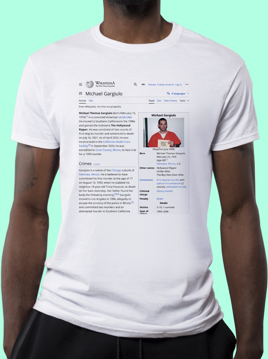 Michael_Gargiulo Wikipedia Shirt
