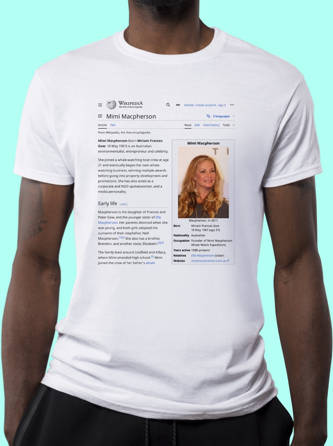 Mimi_Macpherson Wikipedia Shirt