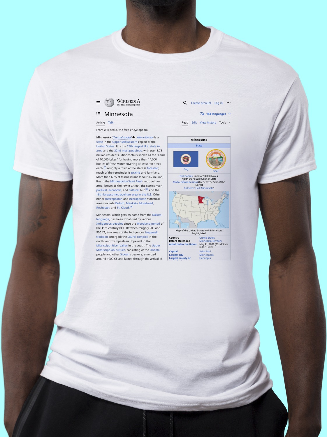 Minnesota Wikipedia Shirt