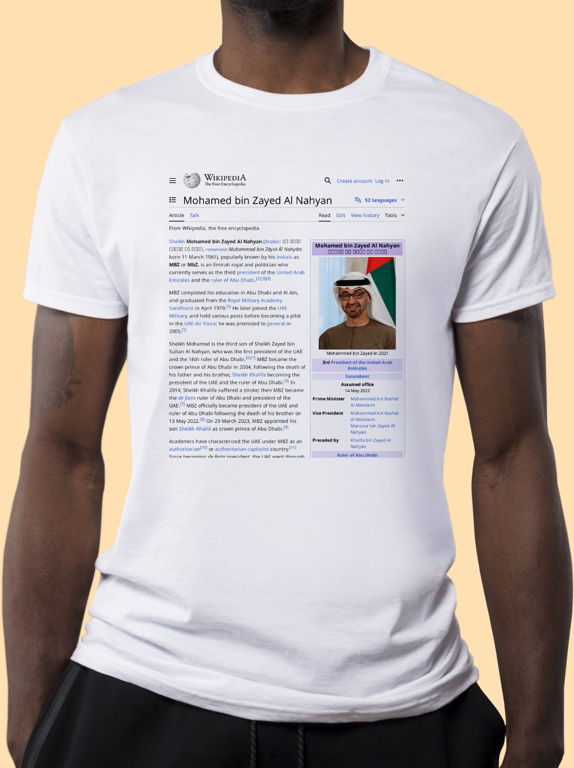 Mohammed_bin_Zayed_Al_Nahyan Wikipedia Shirt