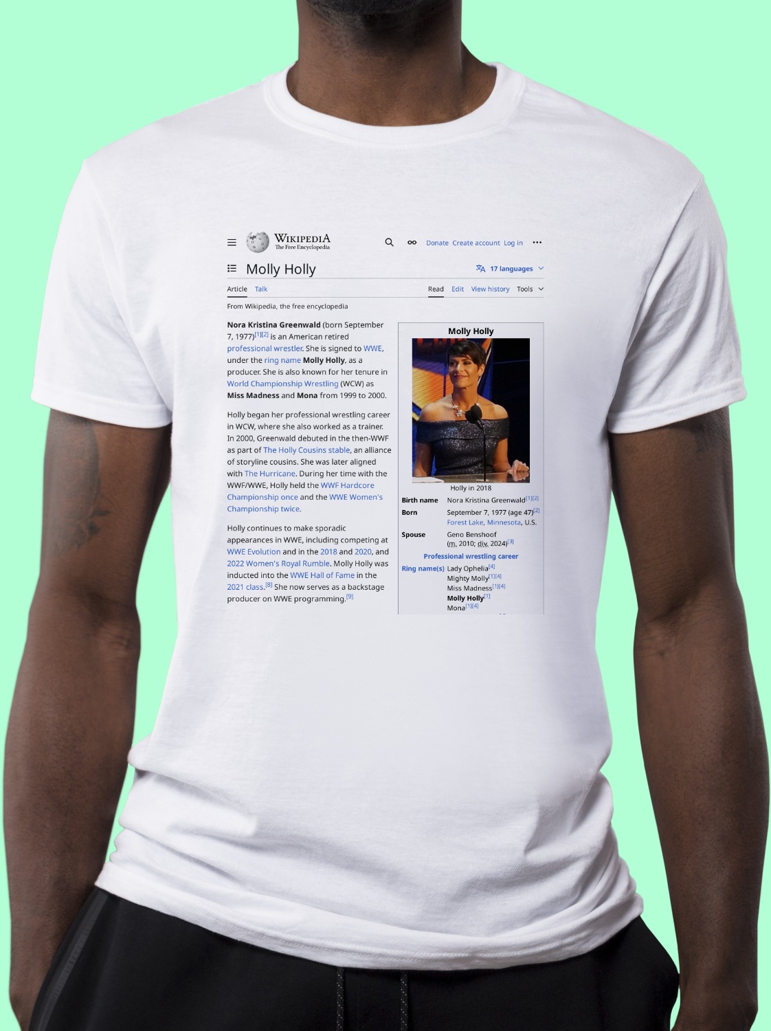 Molly_Holly Wikipedia Shirt