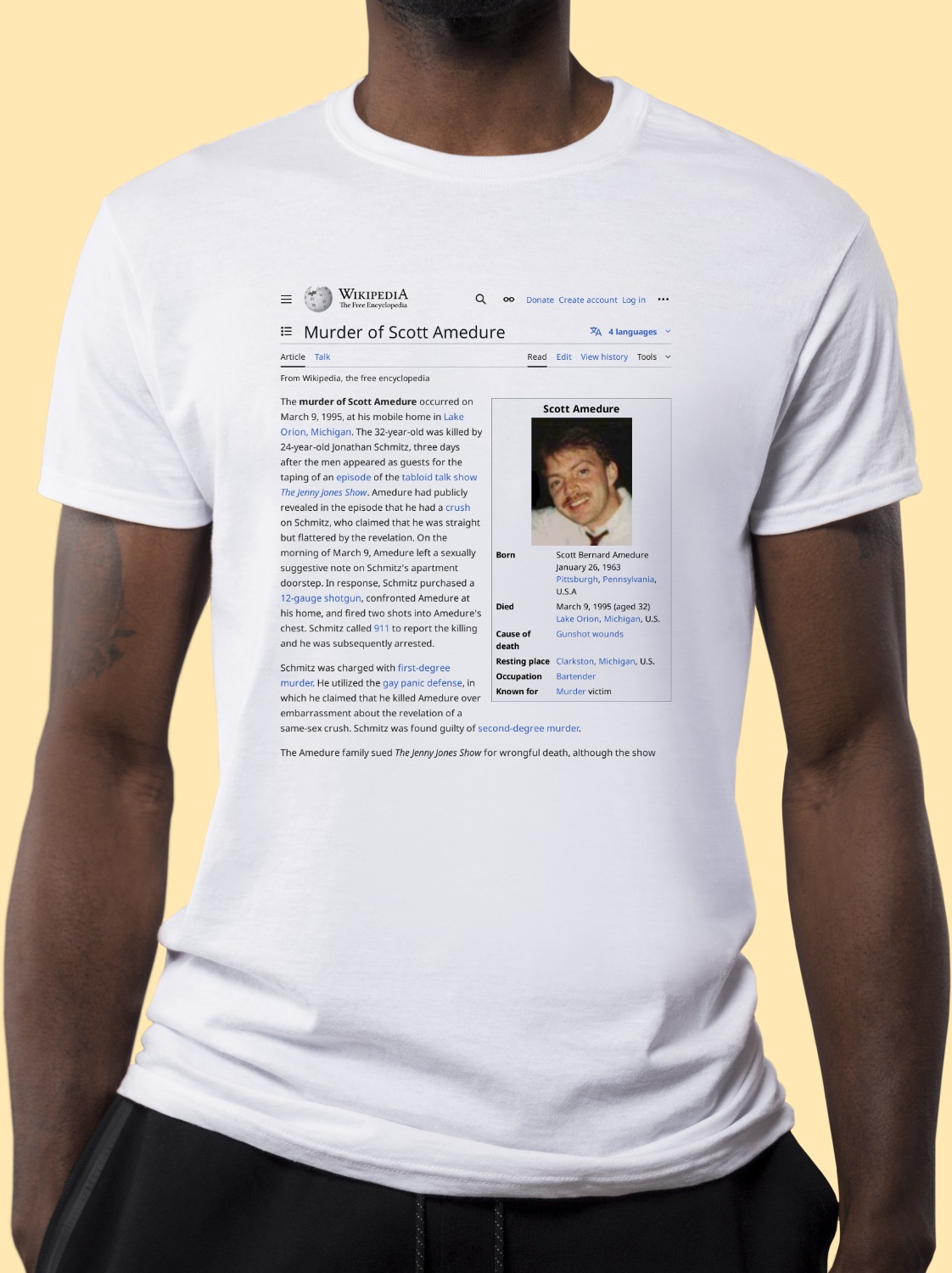 Murder_of_Scott_Amedure Wikipedia Shirt