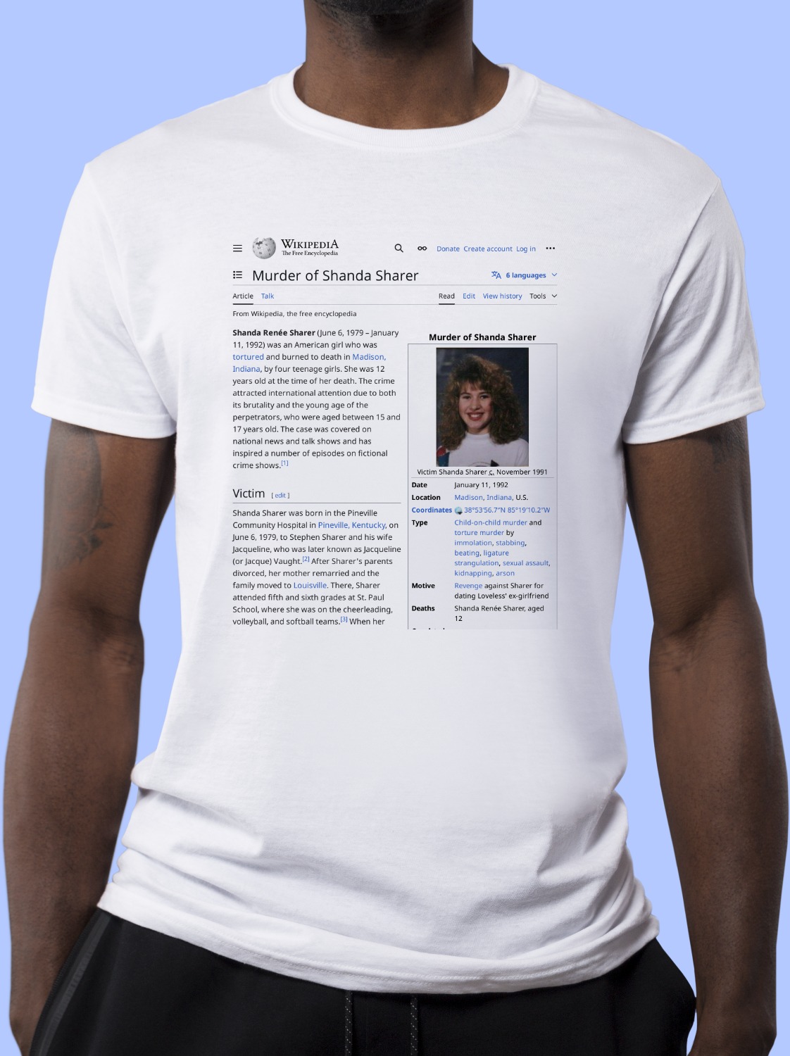 Murder_of_Shanda_Sharer Wikipedia Shirt