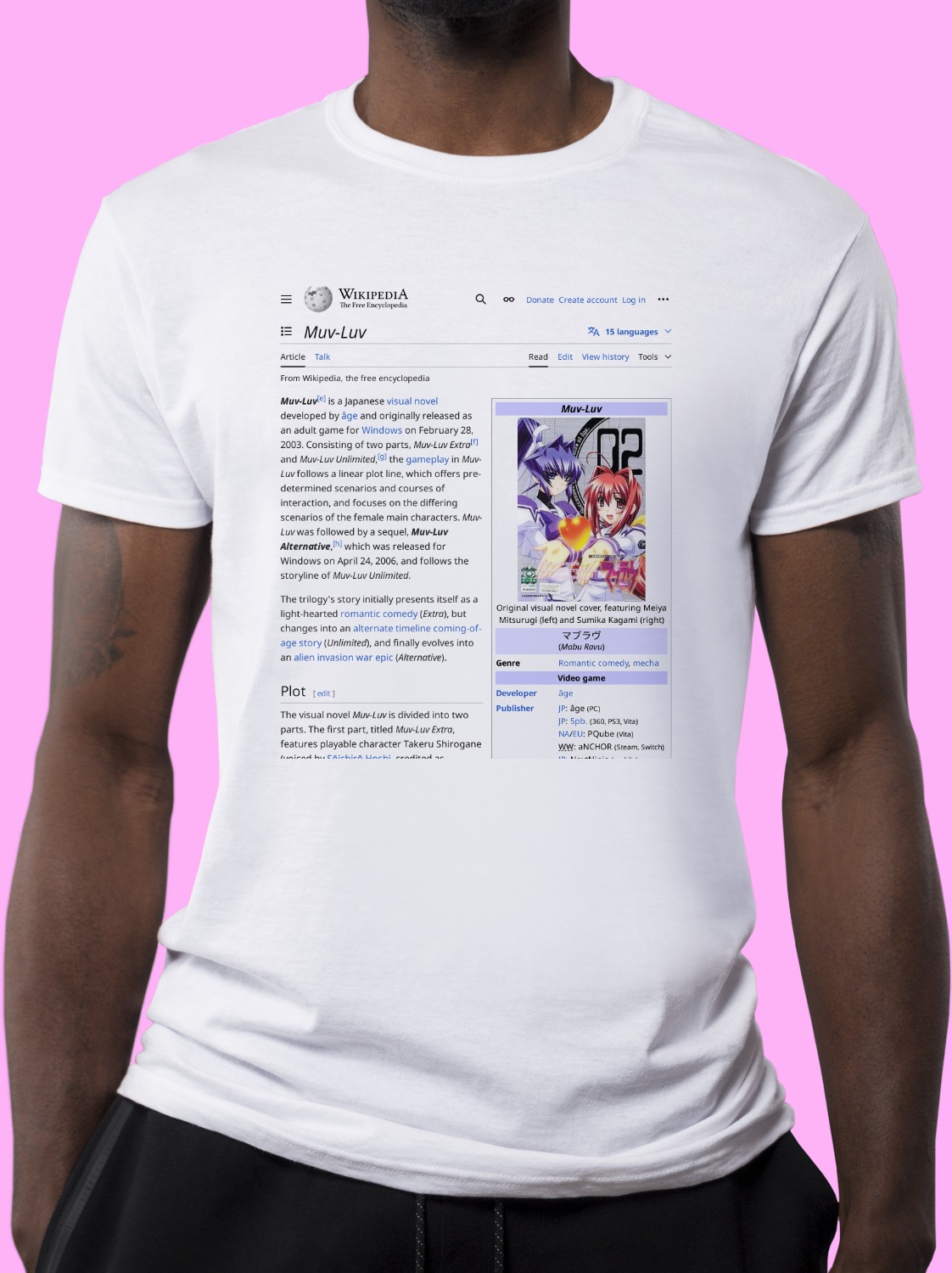 Muv-Luv Wikipedia Shirt