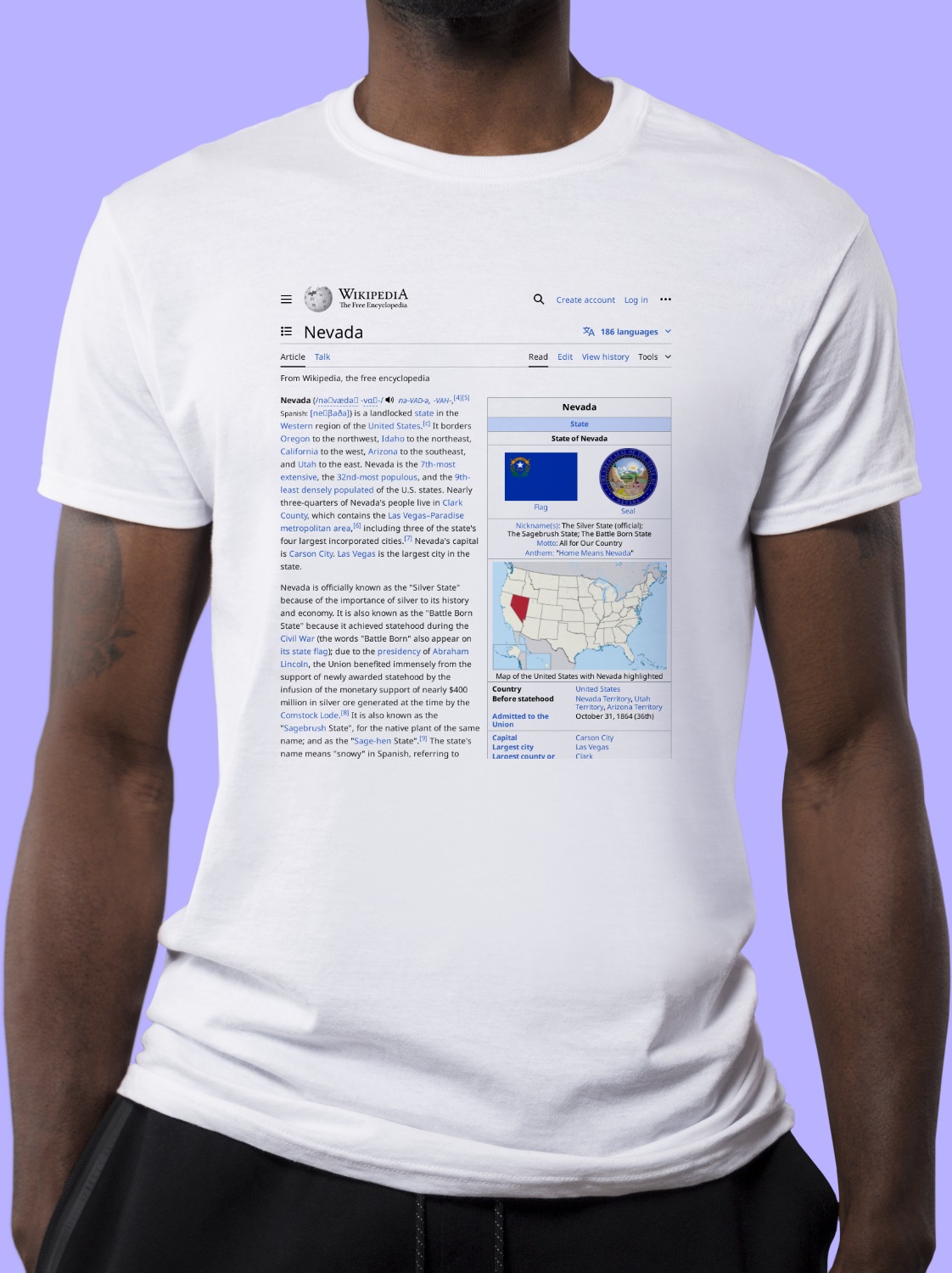 Nevada Wikipedia Shirt