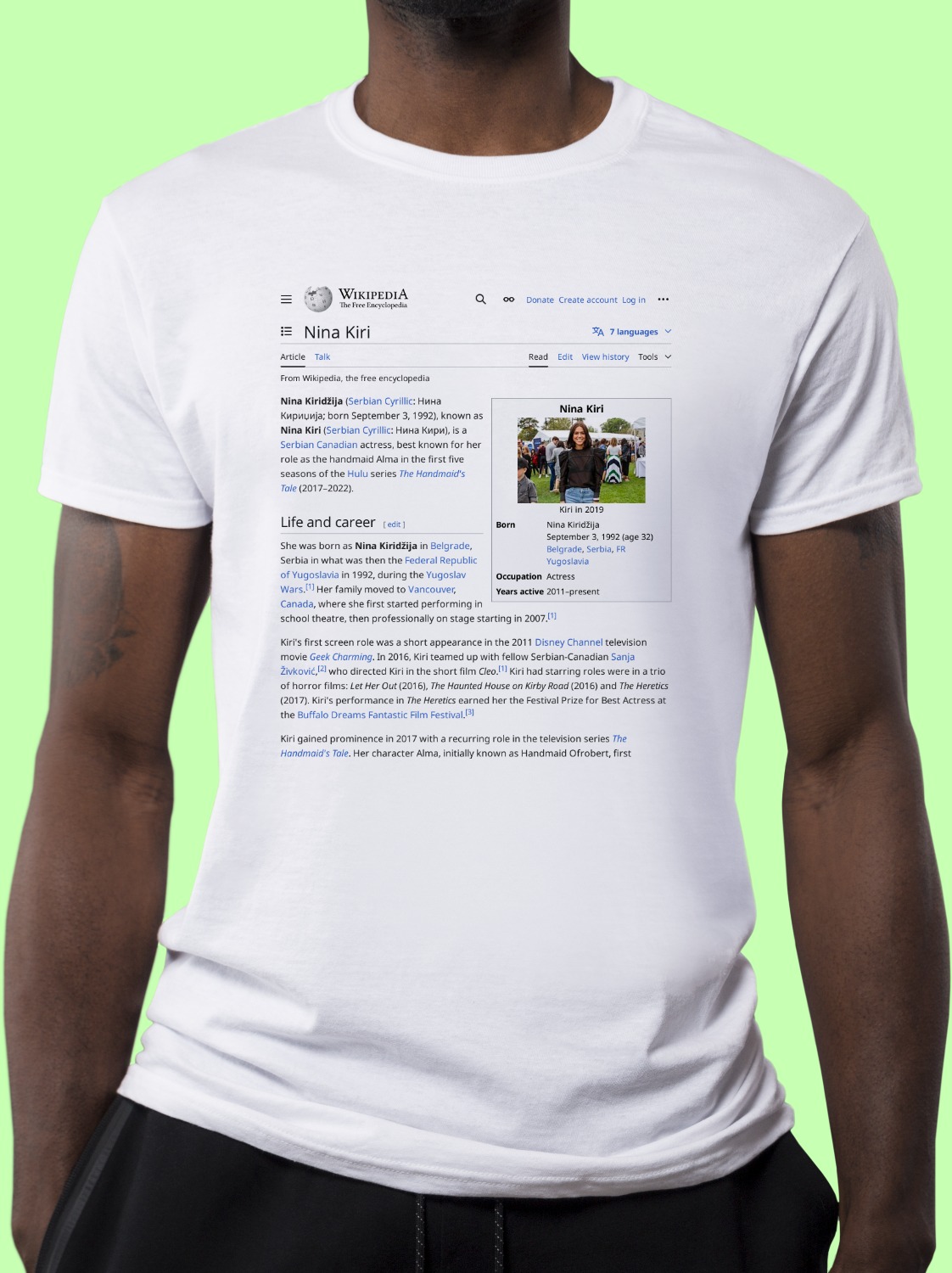 Nina_Kiri Wikipedia Shirt