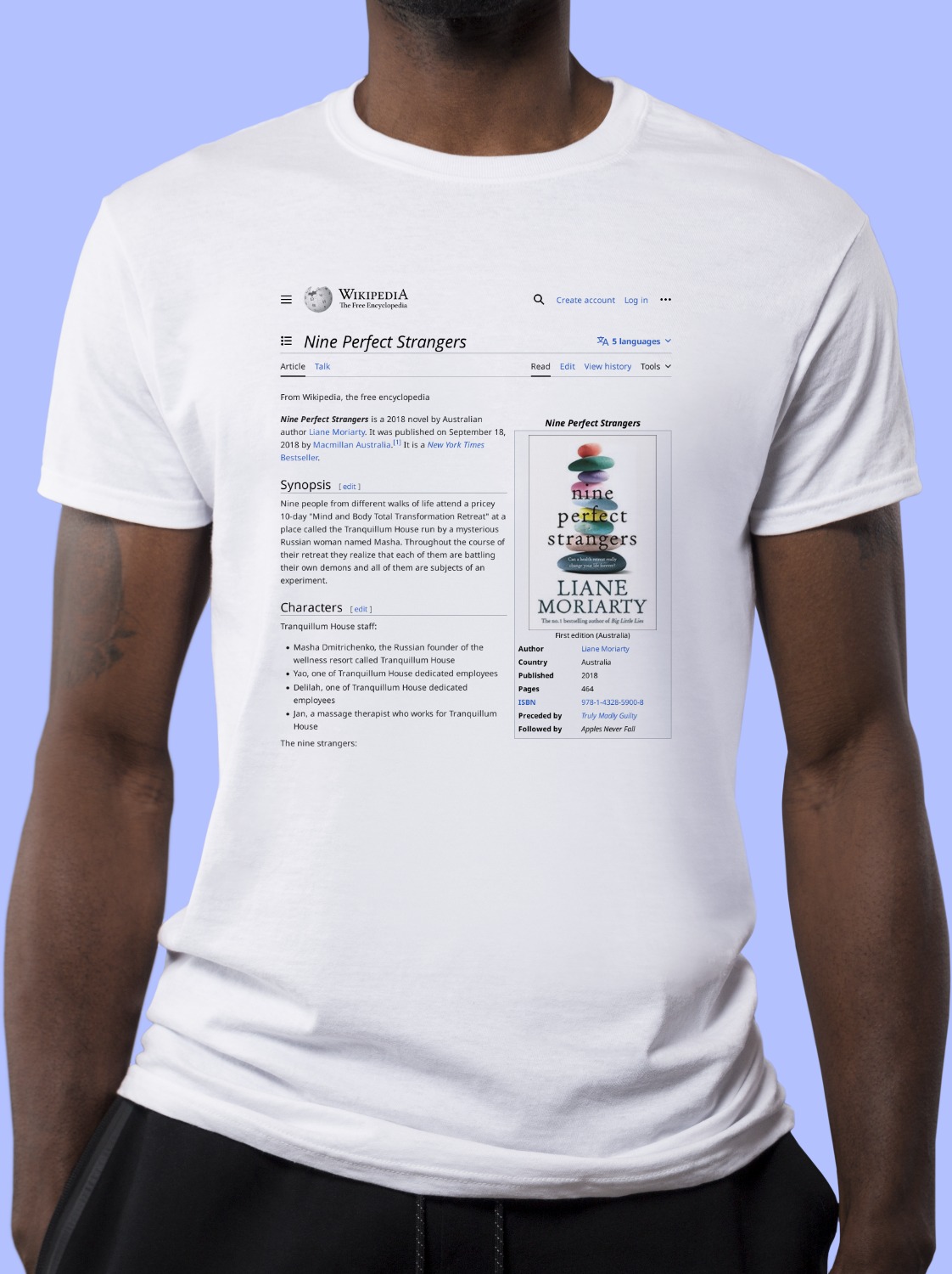 Nine_Perfect_Strangers Wikipedia Shirt