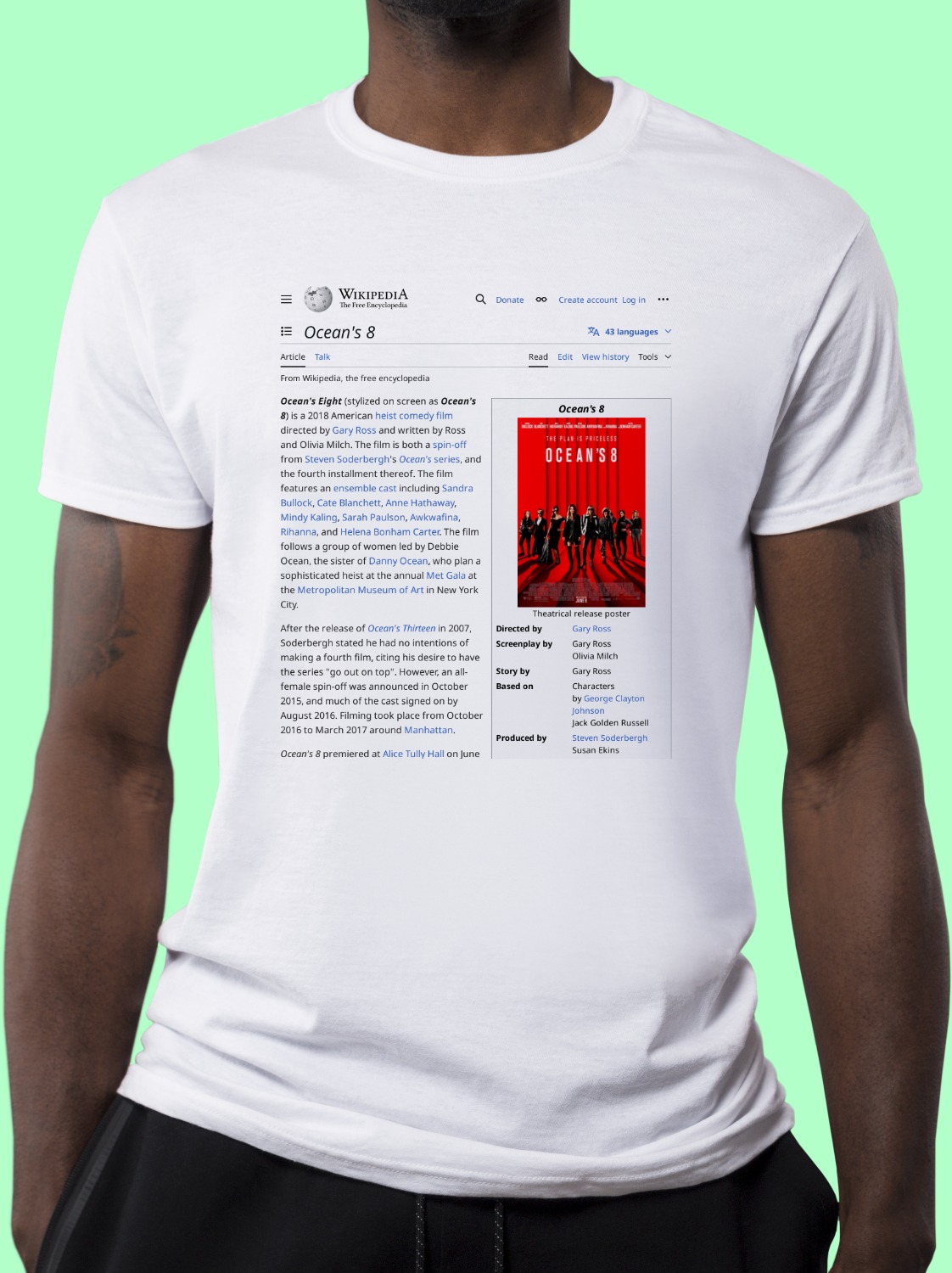 Ocean's_8 Wikipedia Shirt