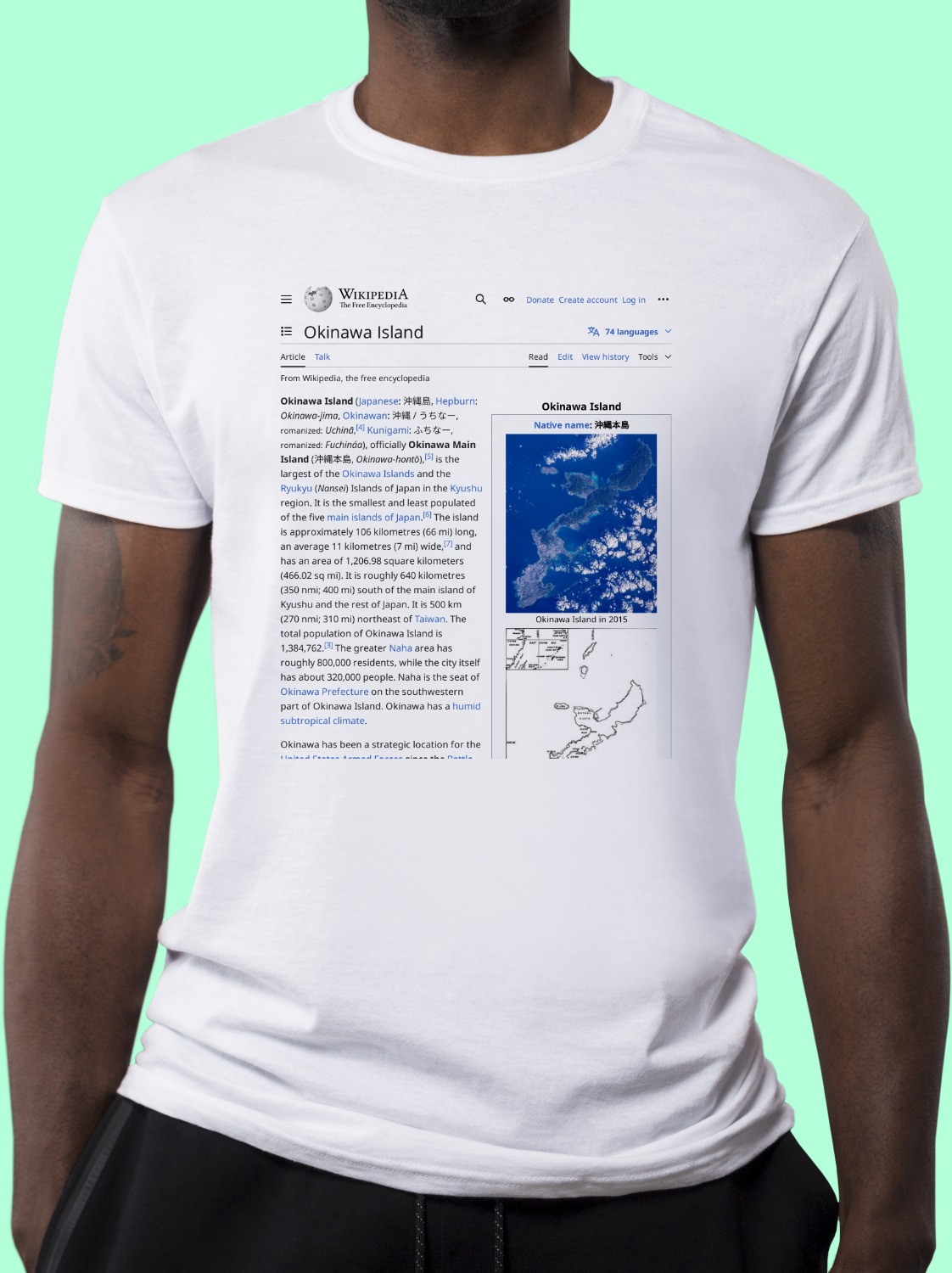 Okinawa_Island Wikipedia Shirt