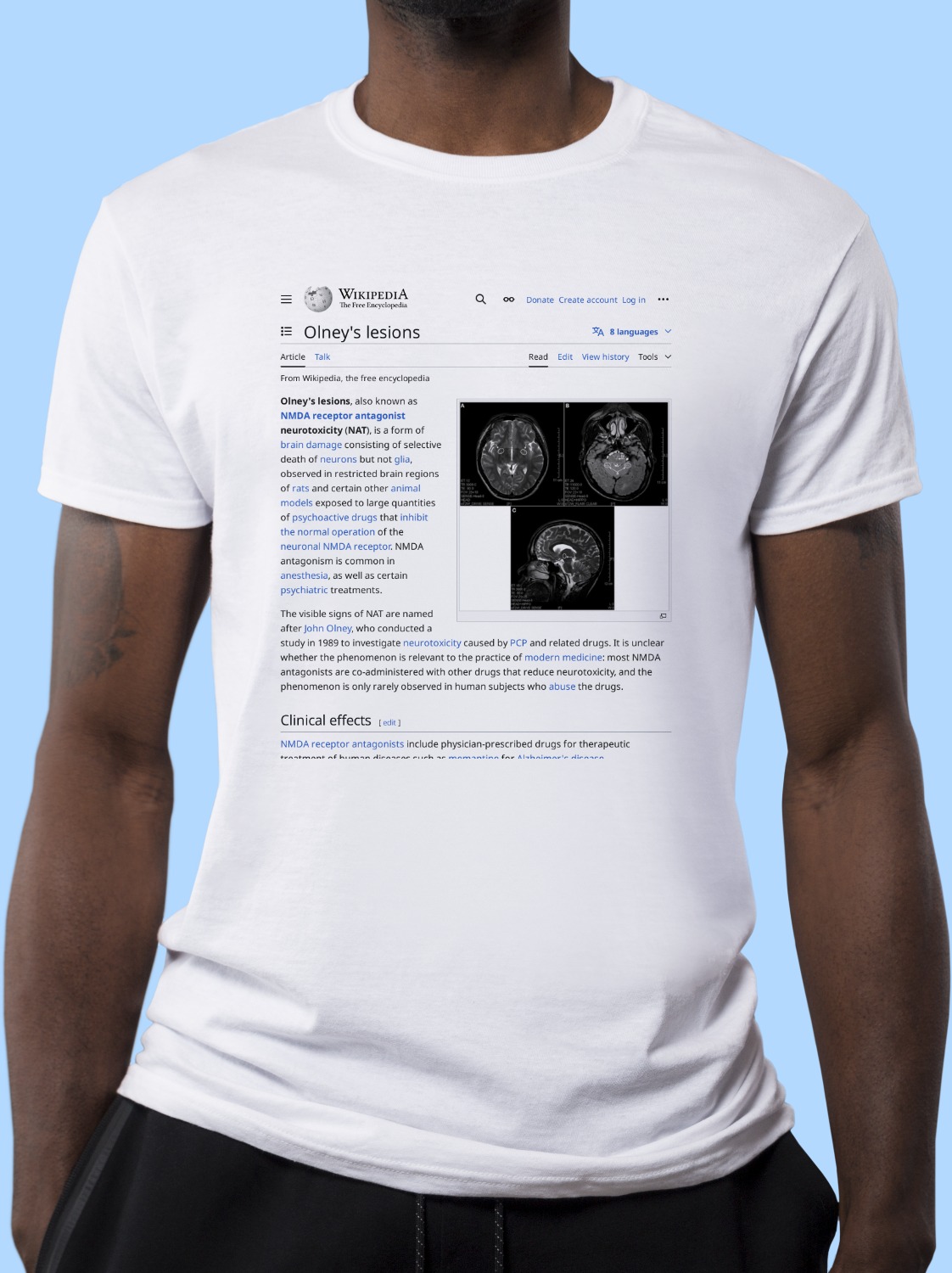 Olney's_lesions Wikipedia Shirt