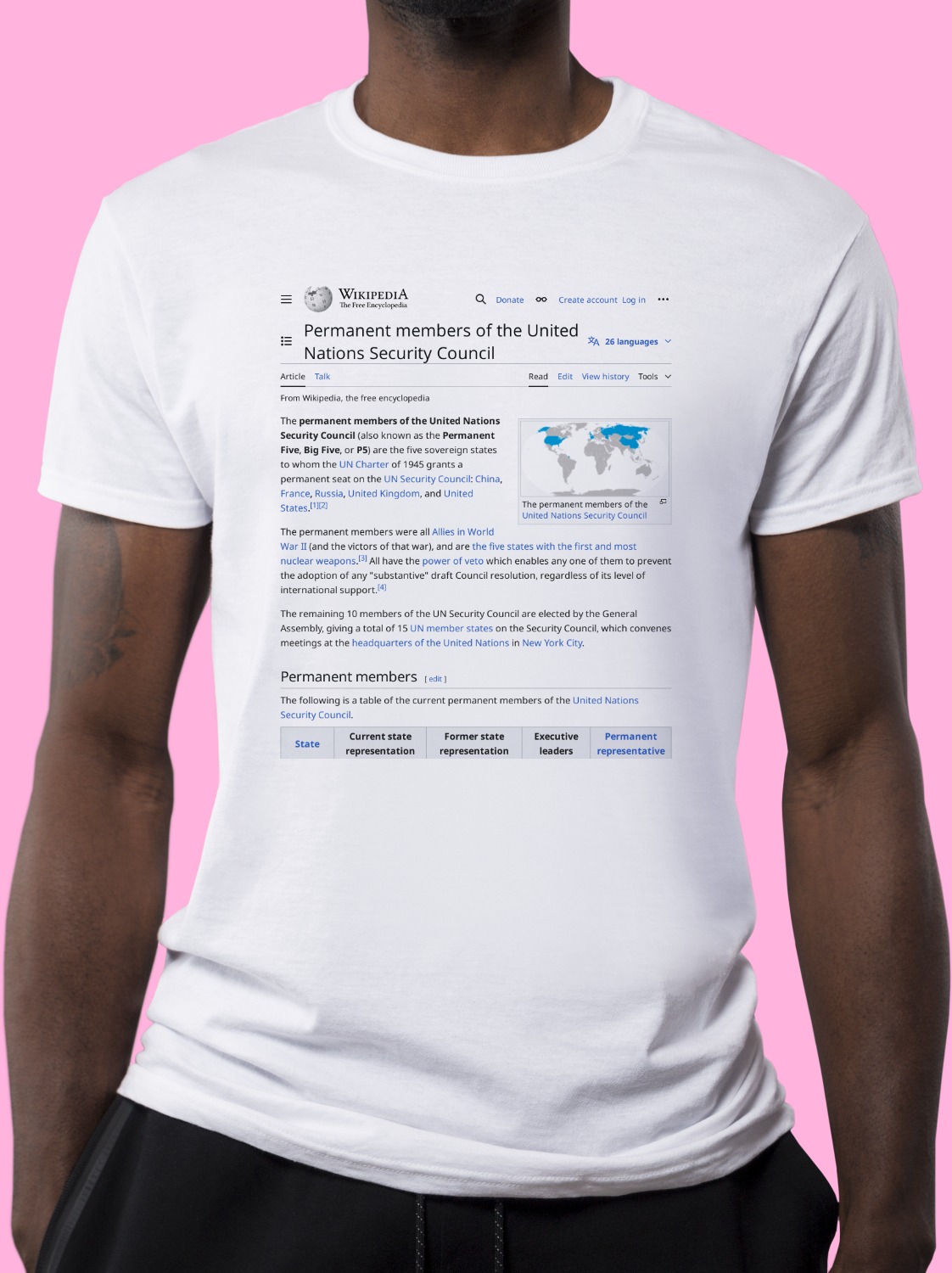 Permanent_members_of_the_United_Nations_Security_Council Wikipedia Shirt