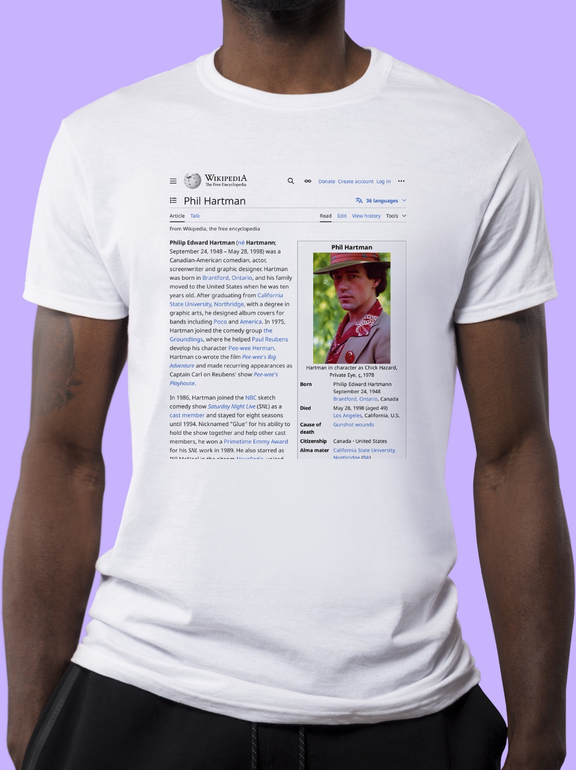 Phil_Hartman Wikipedia Shirt
