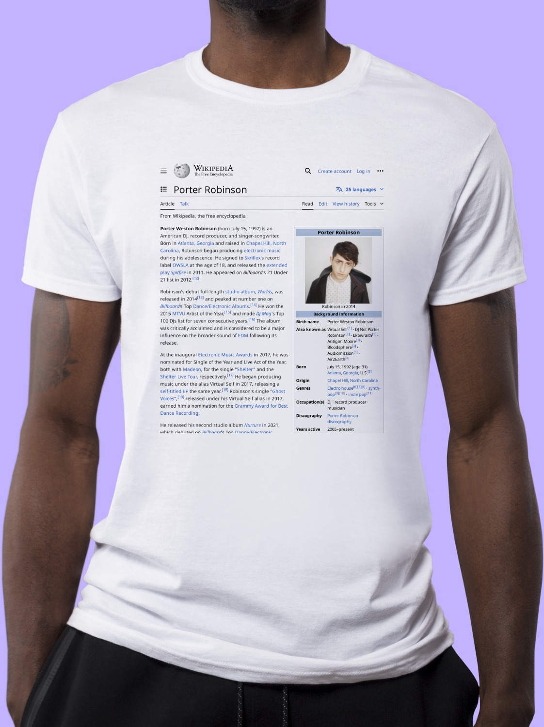 Porter_Robinson Wikipedia Shirt