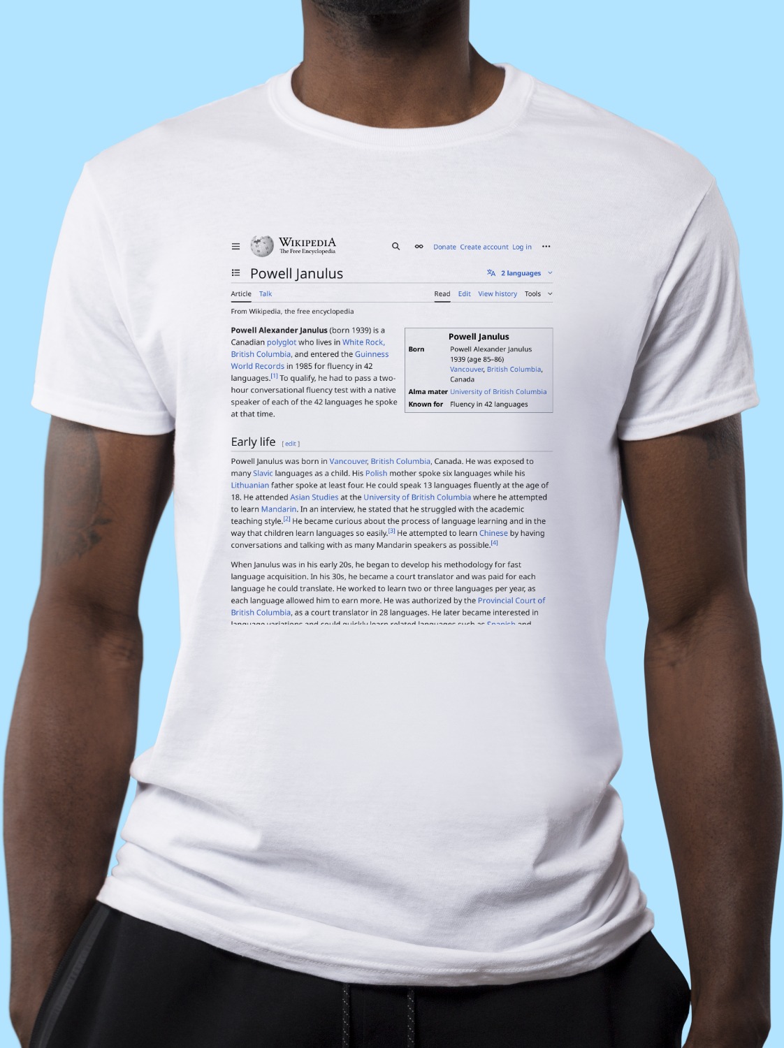 Powell_Janulus Wikipedia Shirt