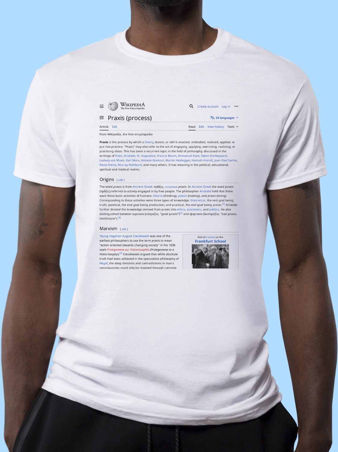 Praxis_(process) Wikipedia Shirt