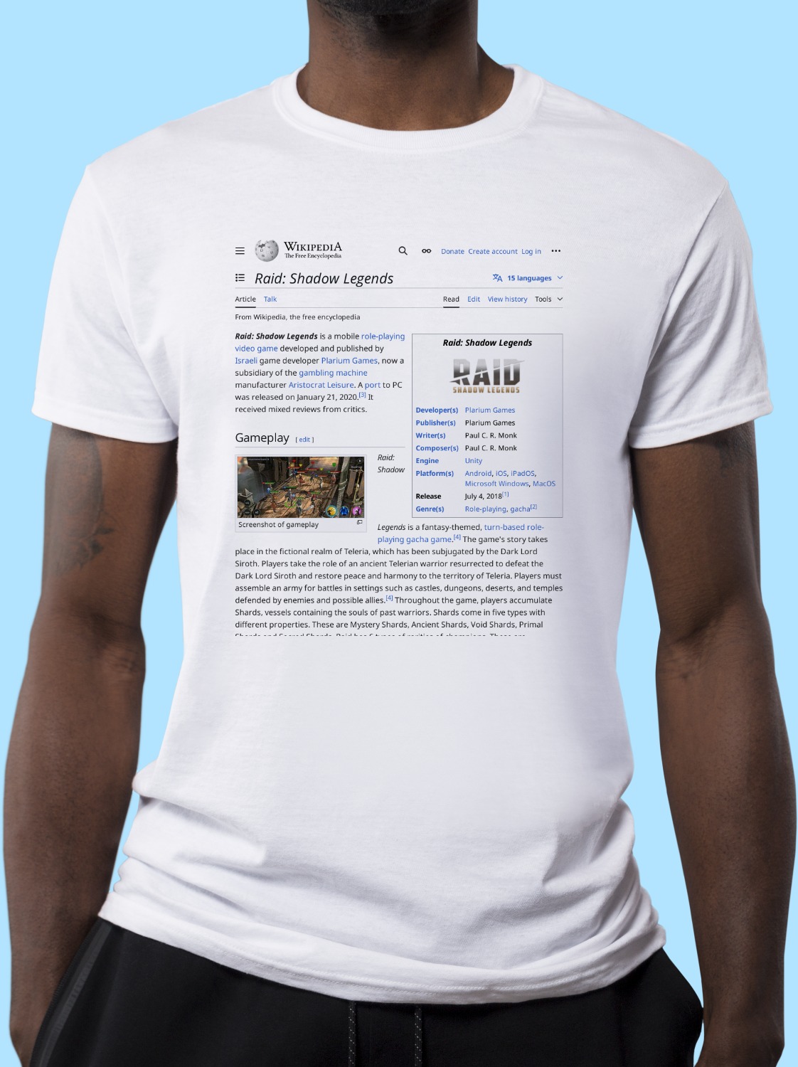 RAID:_Shadow_Legends Wikipedia Shirt