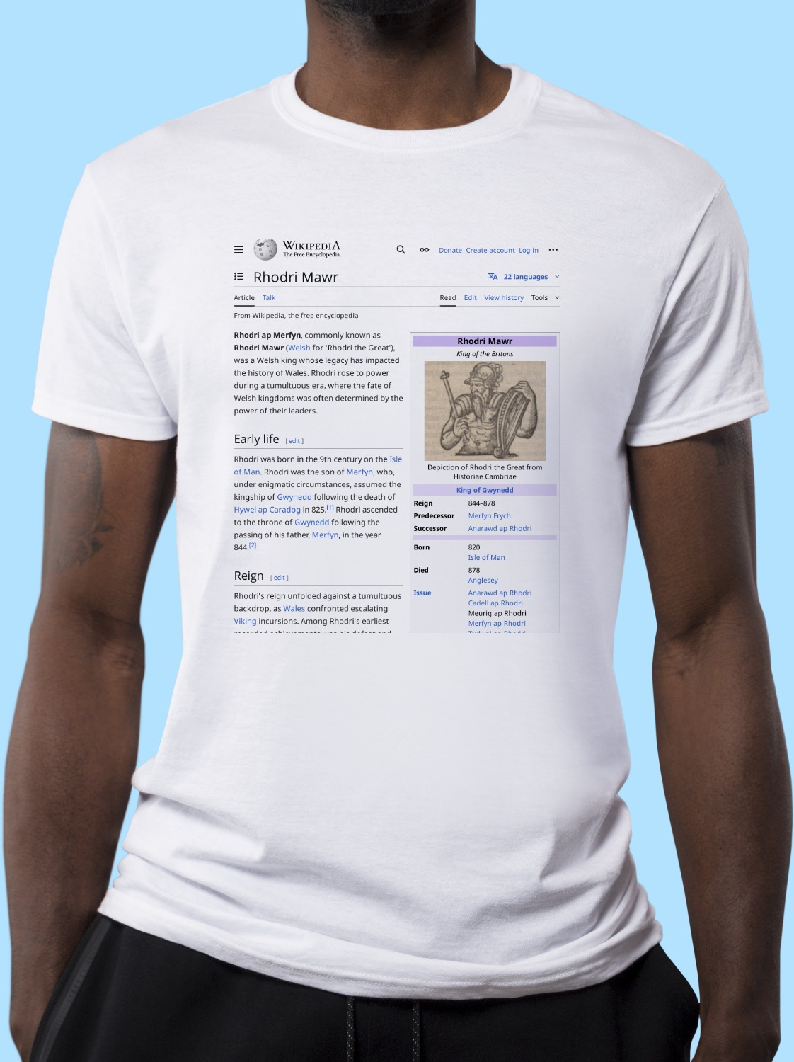 Rhodri_the_Great Wikipedia Shirt