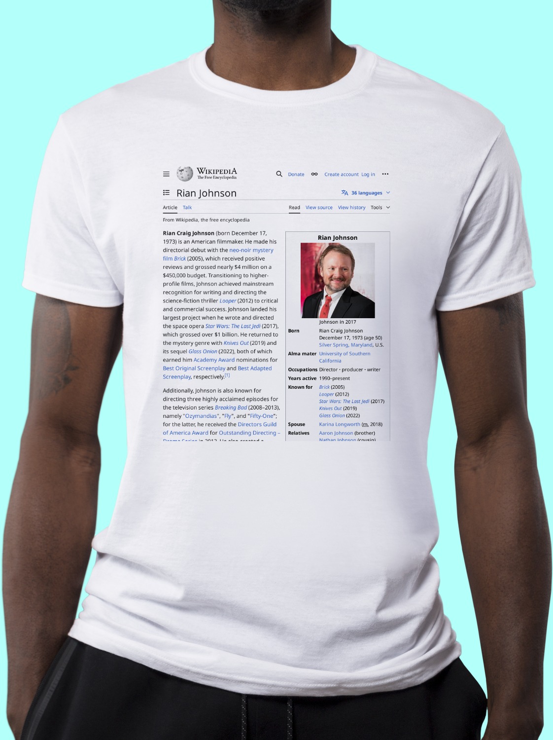 Rian_Johnson Wikipedia Shirt