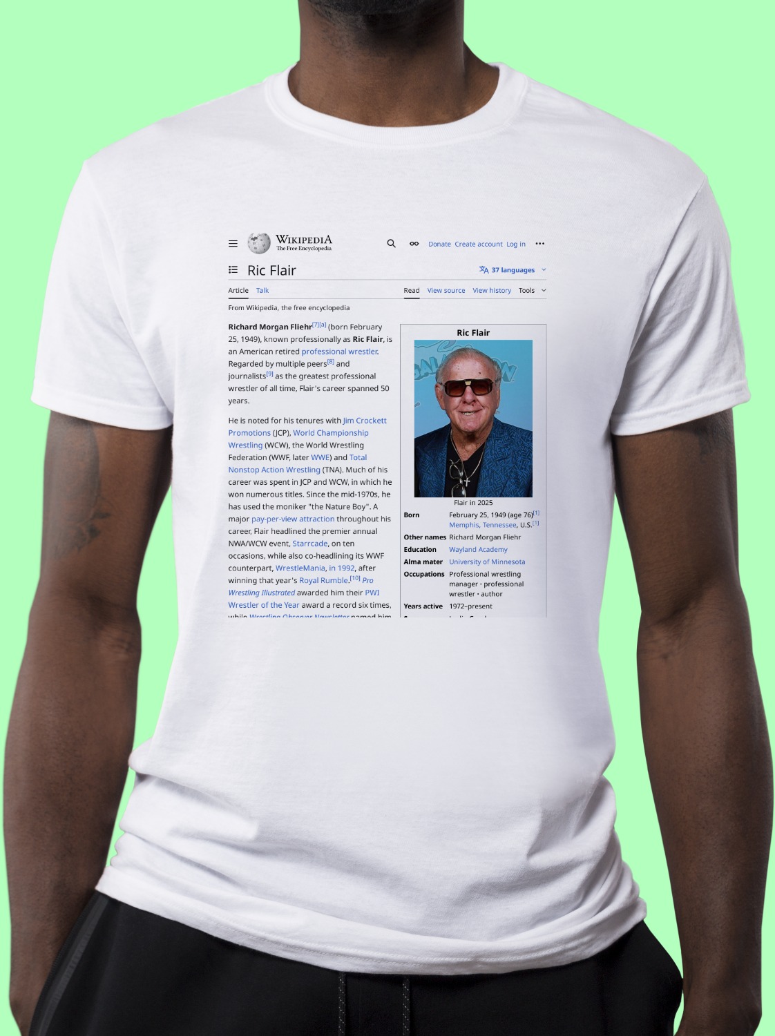 Ric_Flair Wikipedia Shirt