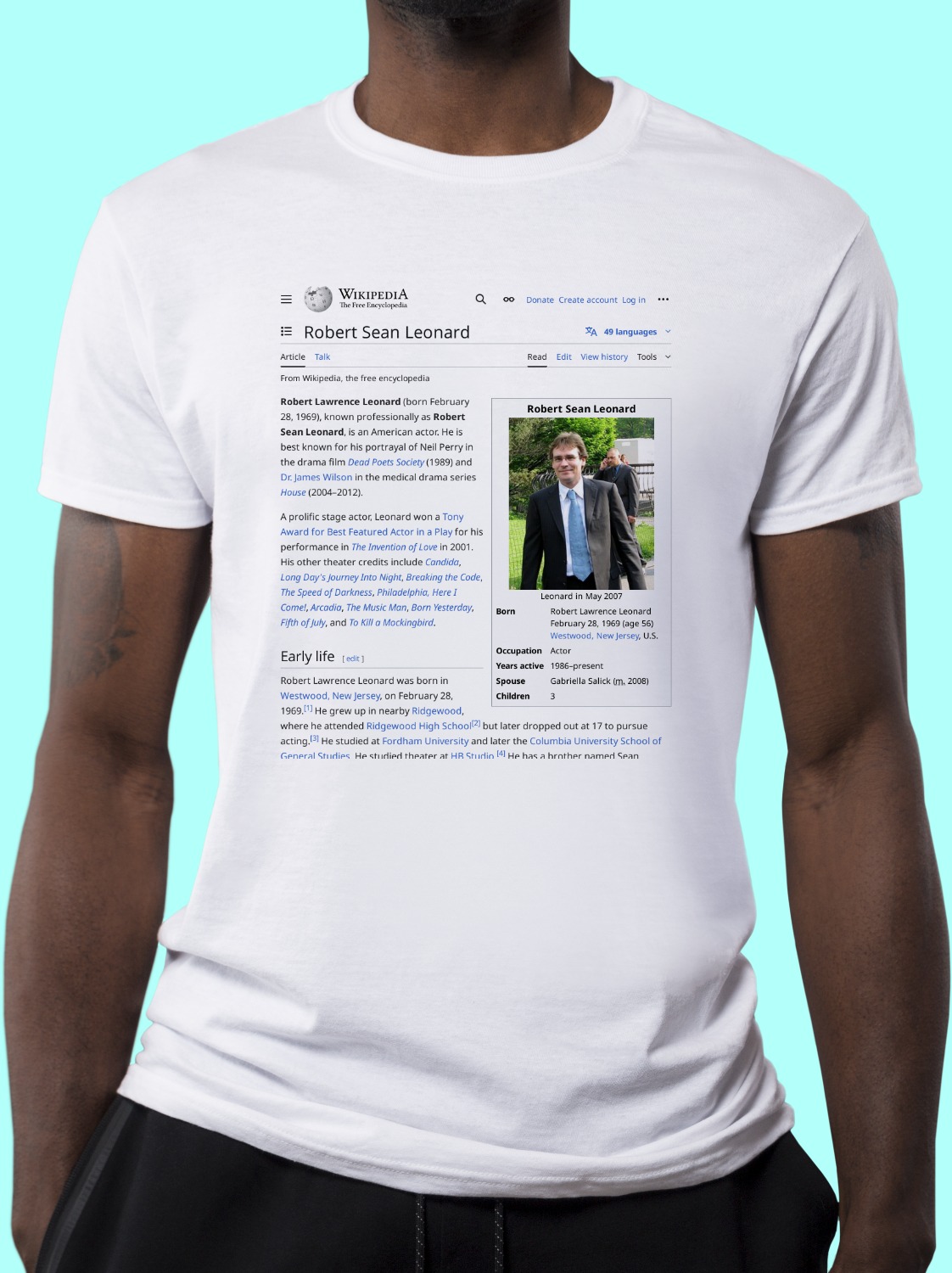 Robert_Sean_Leonard Wikipedia Shirt