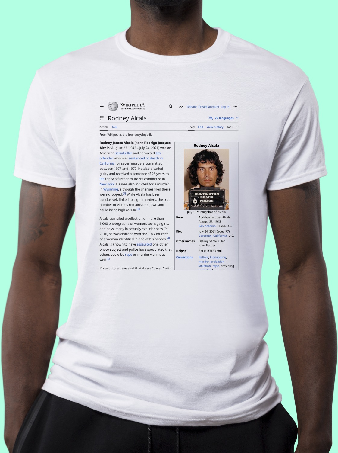 Rodney_Alcala Wikipedia Shirt