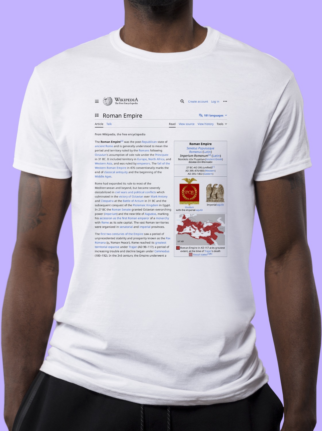 Roman_Empire Wikipedia Shirt