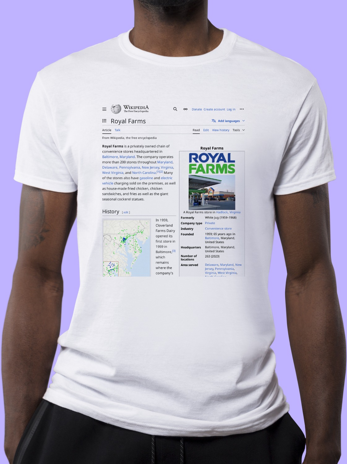 Royal_Farms Wikipedia Shirt