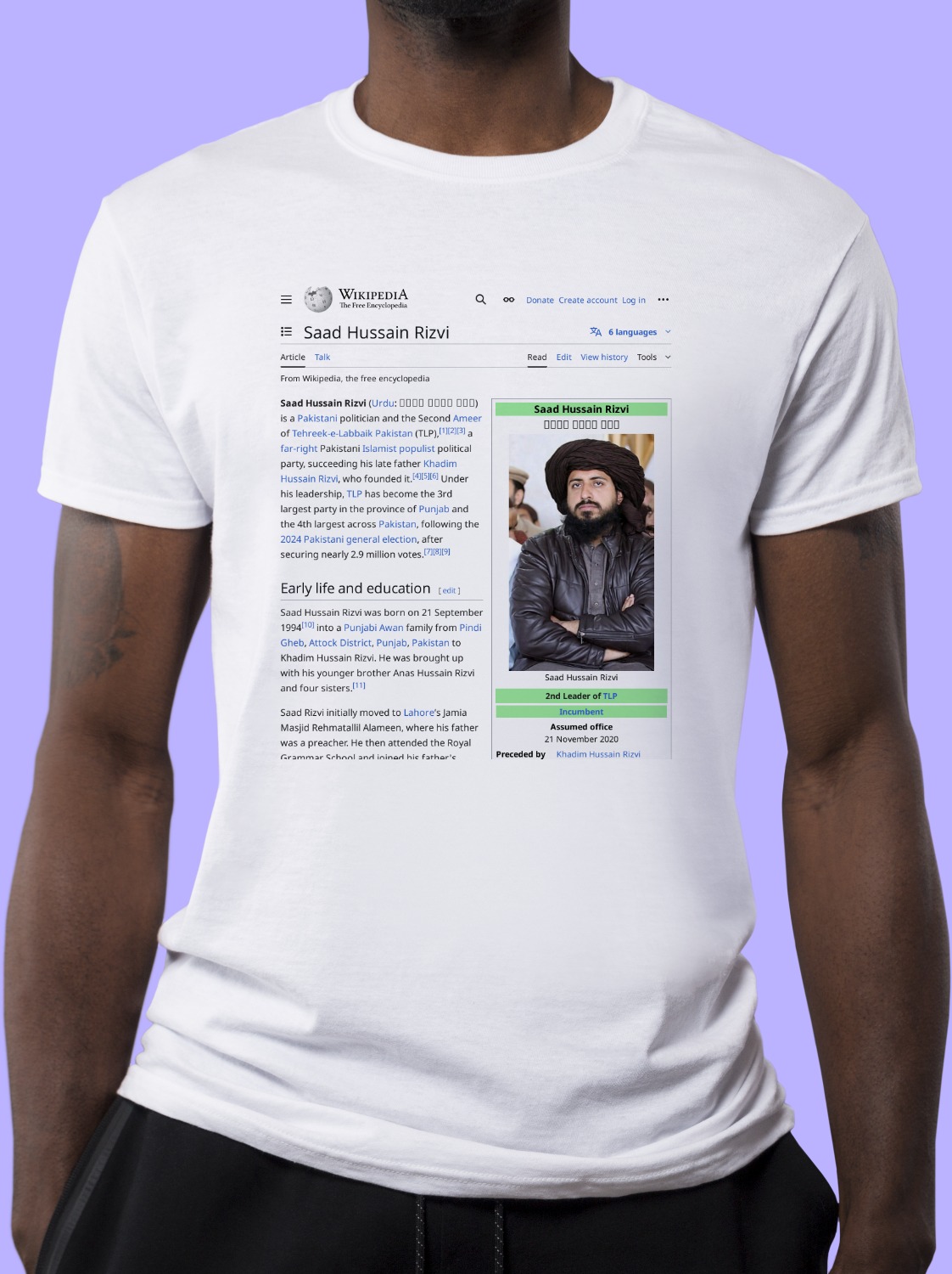 Saad_Hussain_Rizvi Wikipedia Shirt