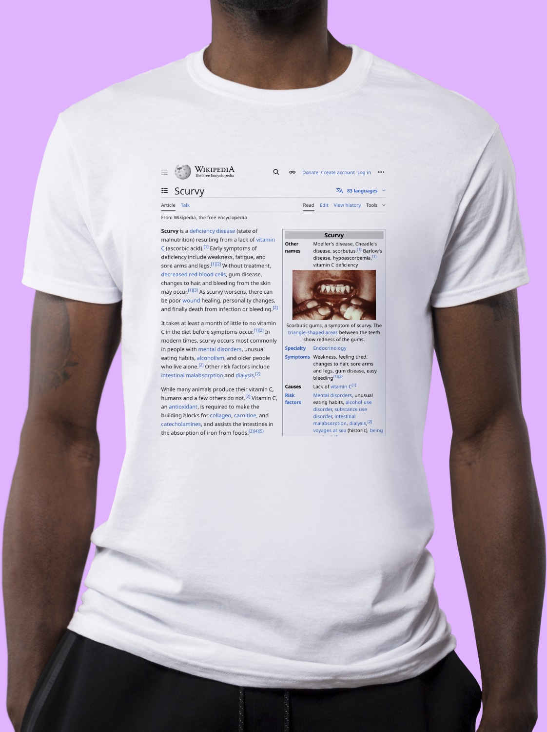Scurvy Wikipedia Shirt