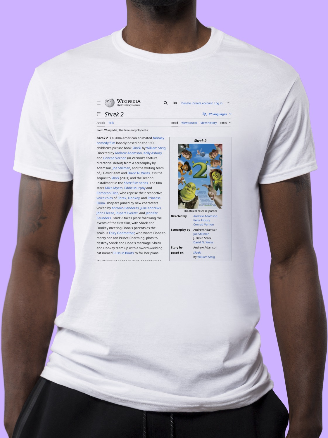 Shrek_2 Wikipedia Shirt