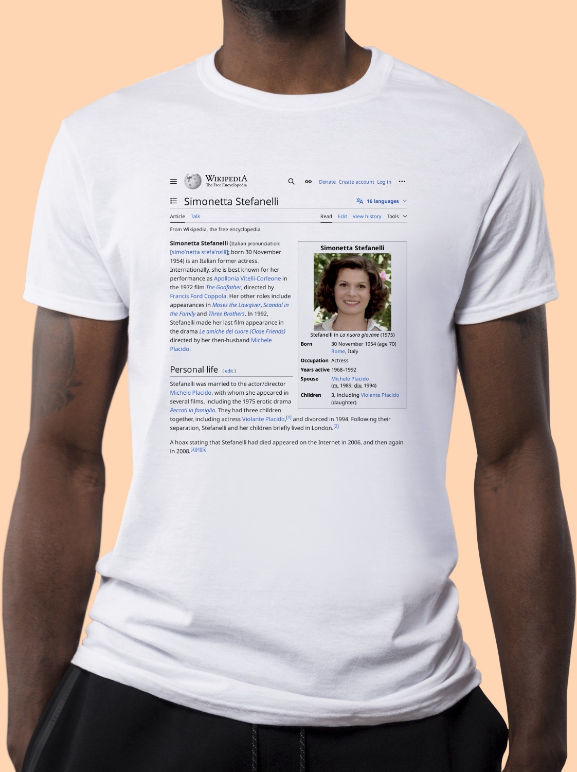 Simonetta_Stefanelli Wikipedia Shirt
