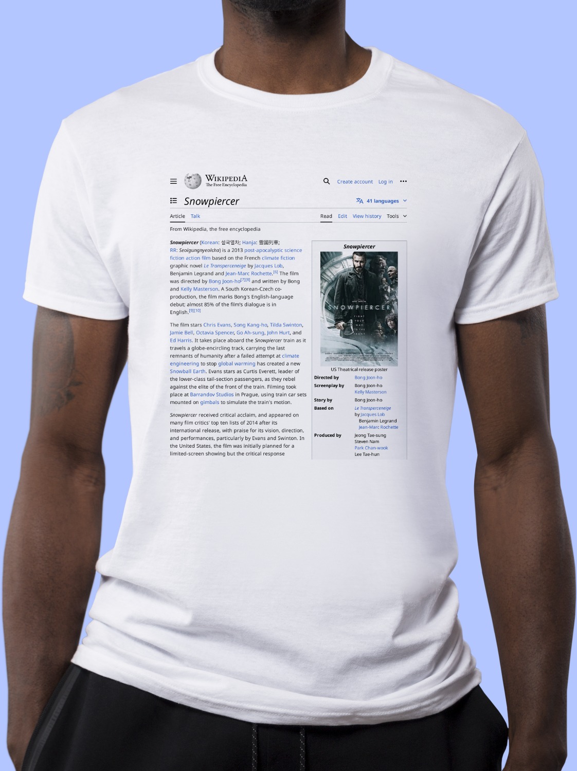 snowpiercer shirt