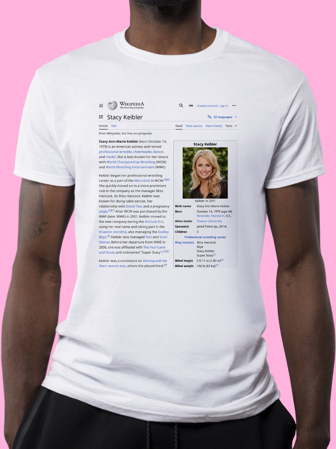 Stacy_Keibler Wikipedia Shirt