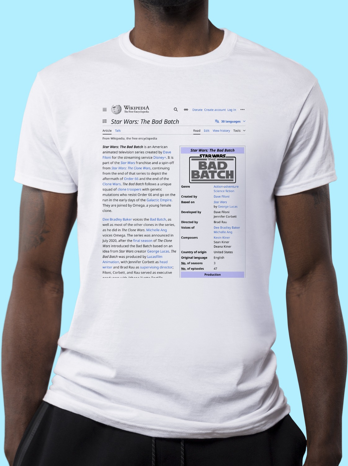 Star_Wars:_The_Bad_Batch Wikipedia Shirt