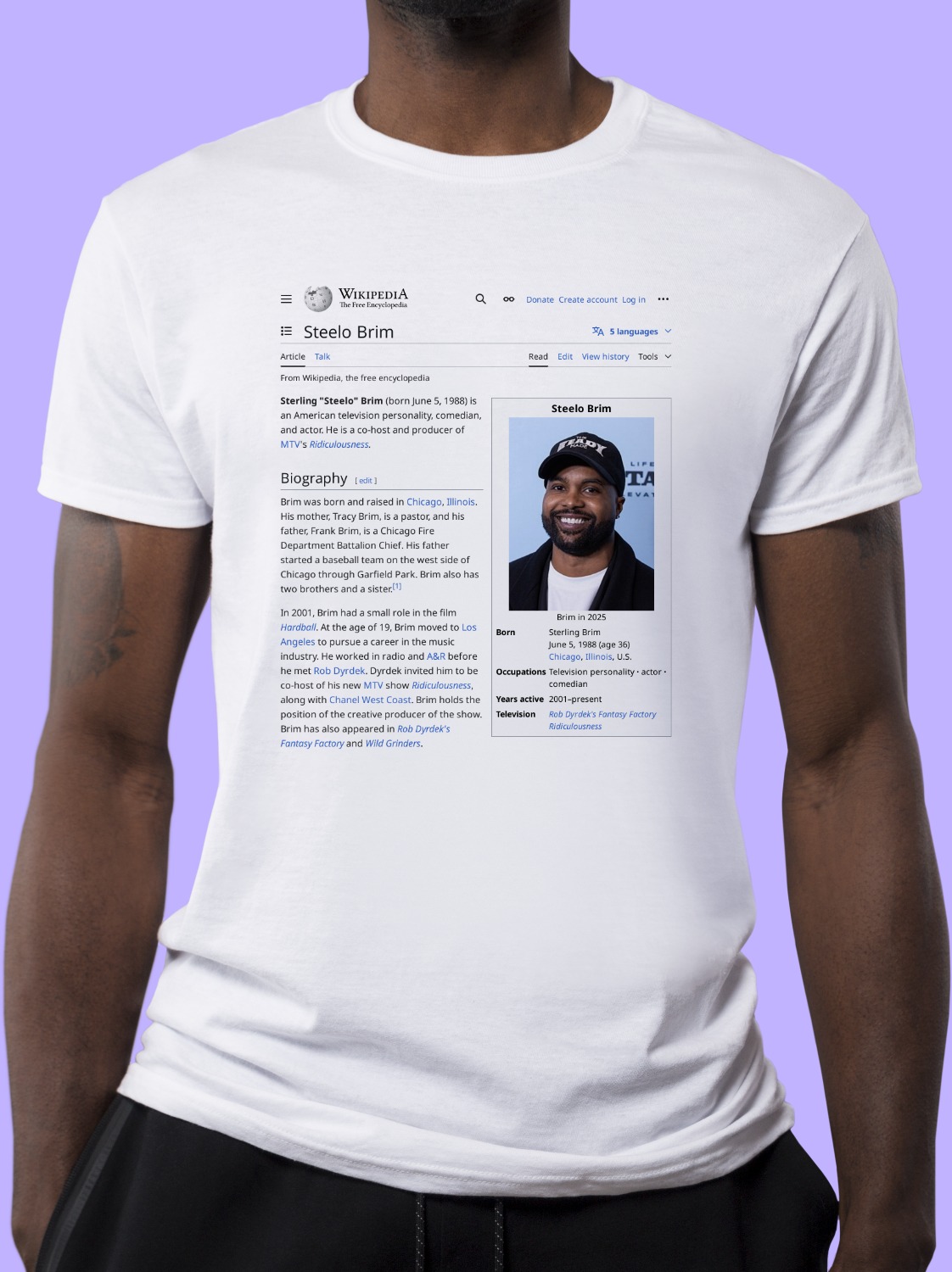 Steelo_Brim Wikipedia Shirt