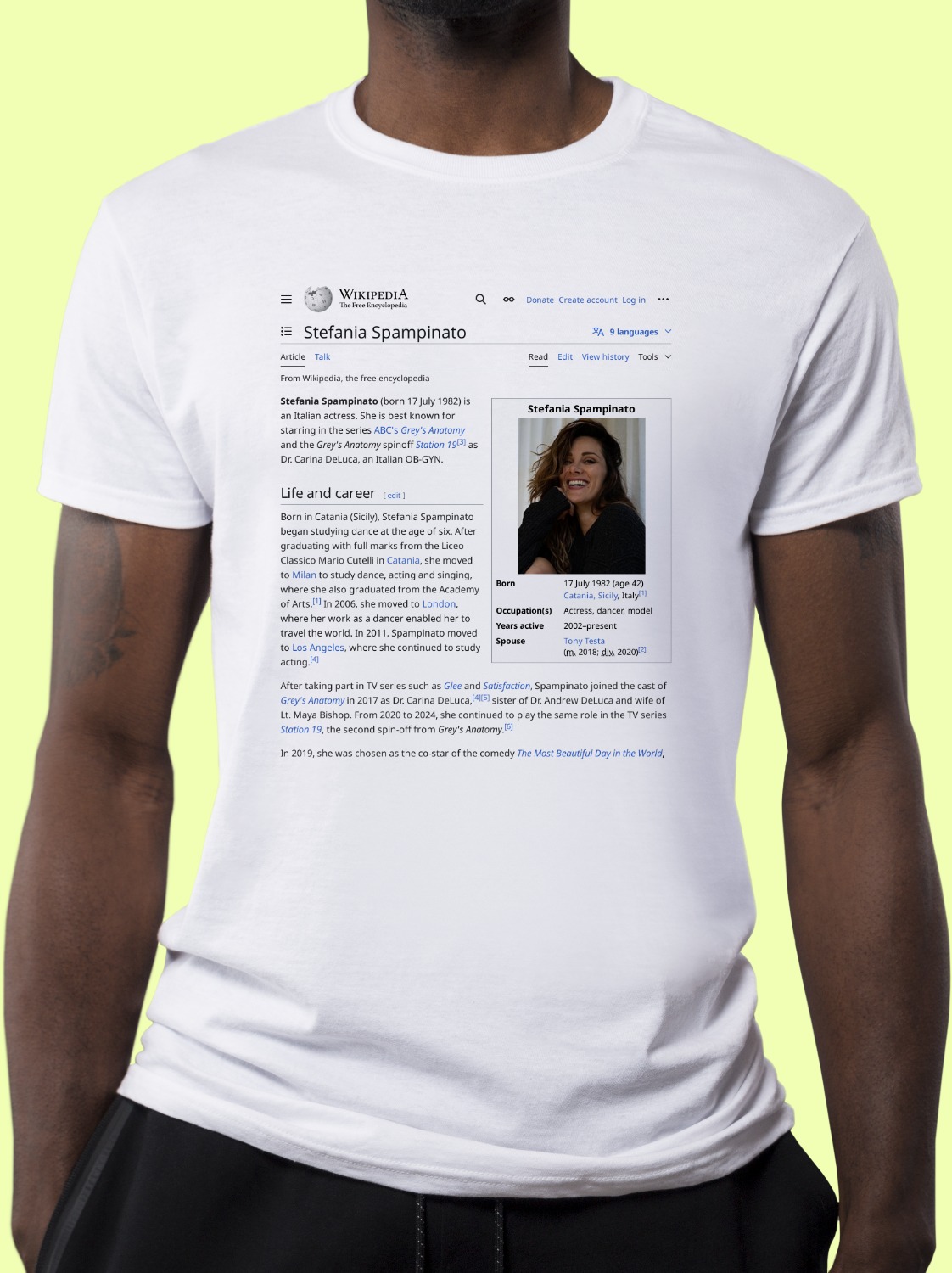 Stefania_Spampinato Wikipedia Shirt