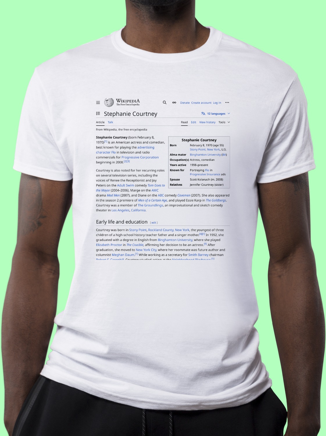 Stephanie_Courtney Wikipedia Shirt