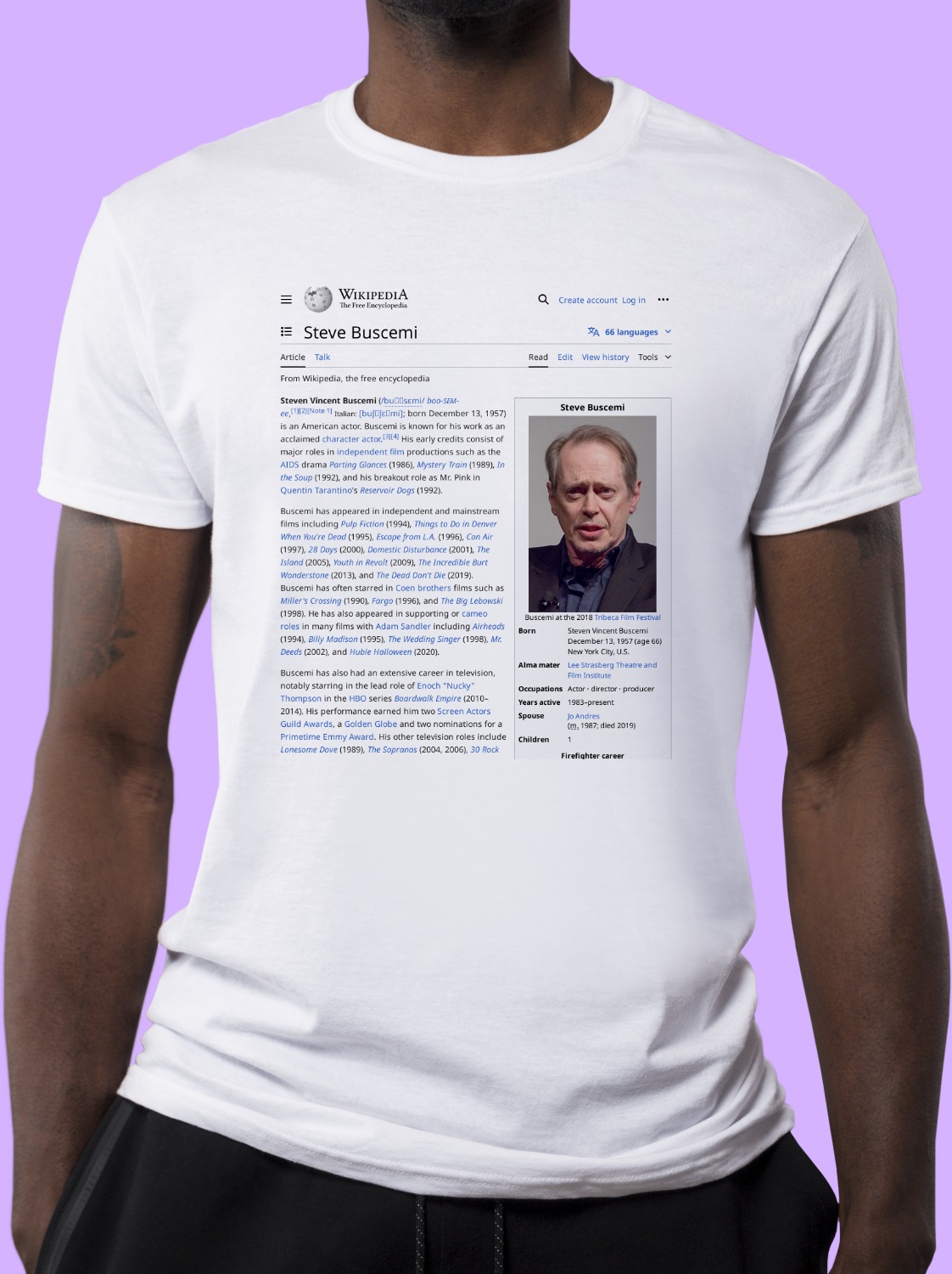 Steve_Buscemi Wikipedia Shirt