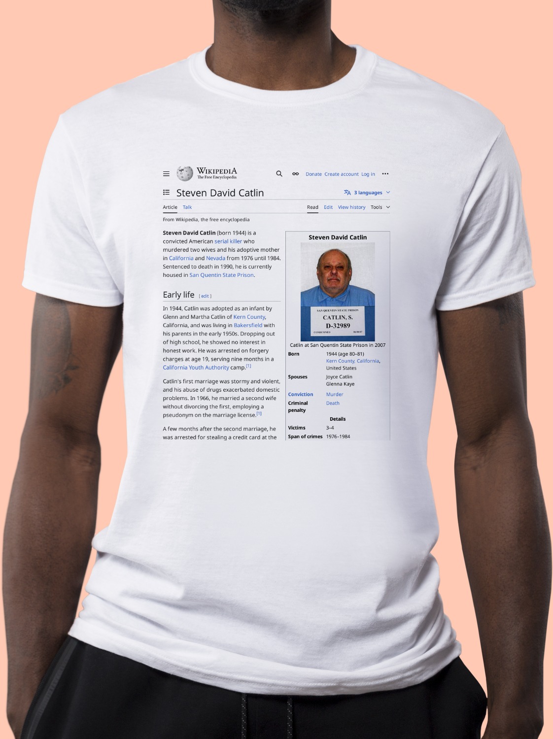 Steven_David_Catlin Wikipedia Shirt