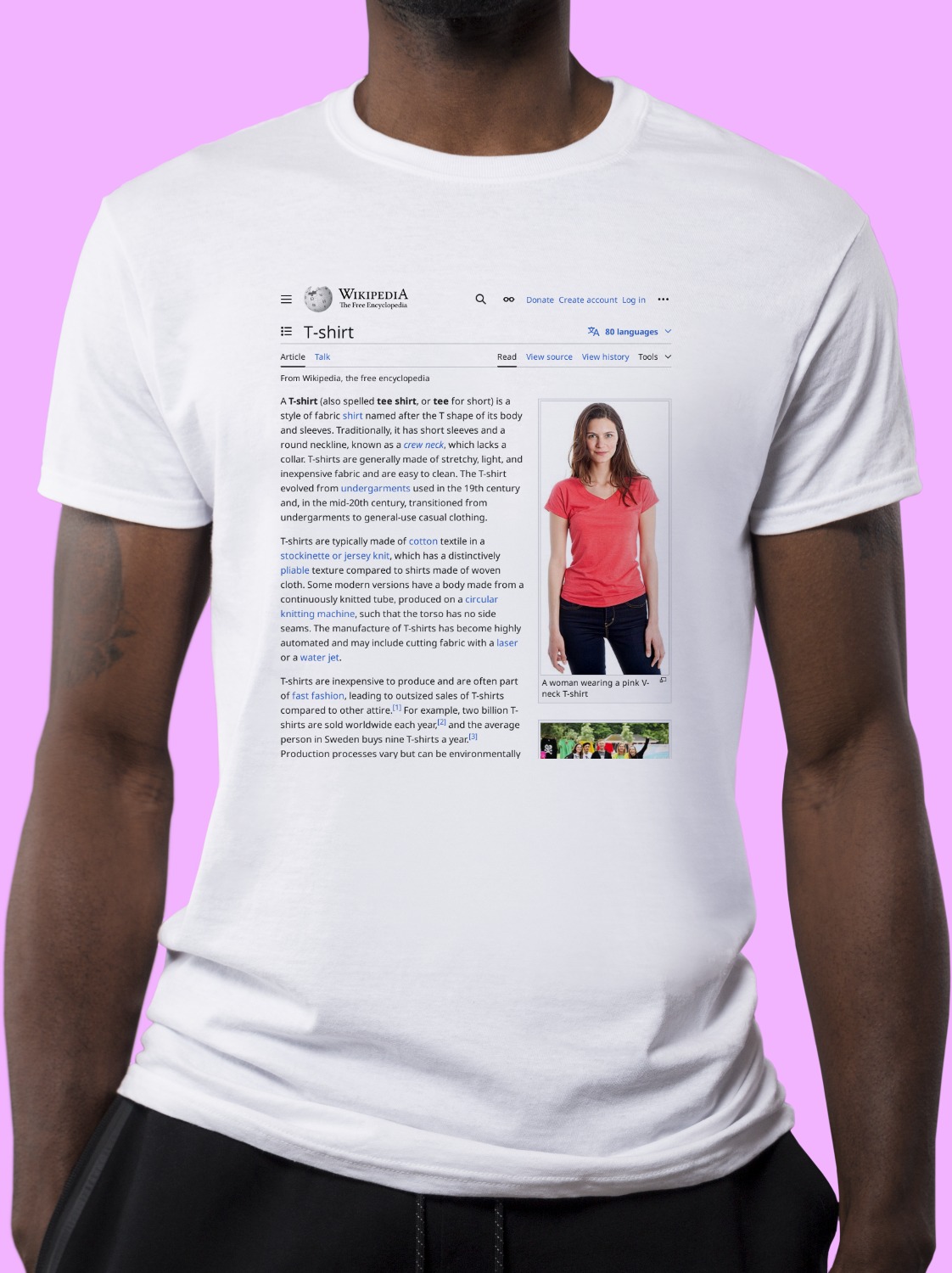 T-shirt Wikipedia Shirt