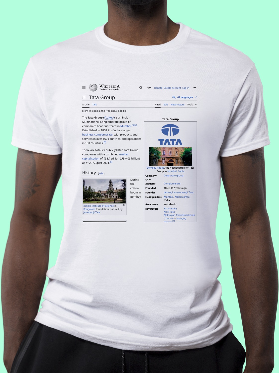 Tata_Group Wikipedia Shirt