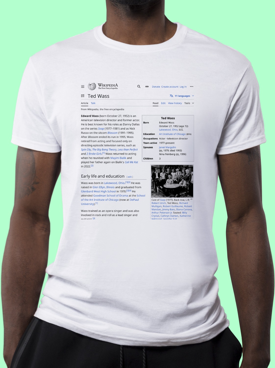Ted_Wass_(actor) Wikipedia Shirt