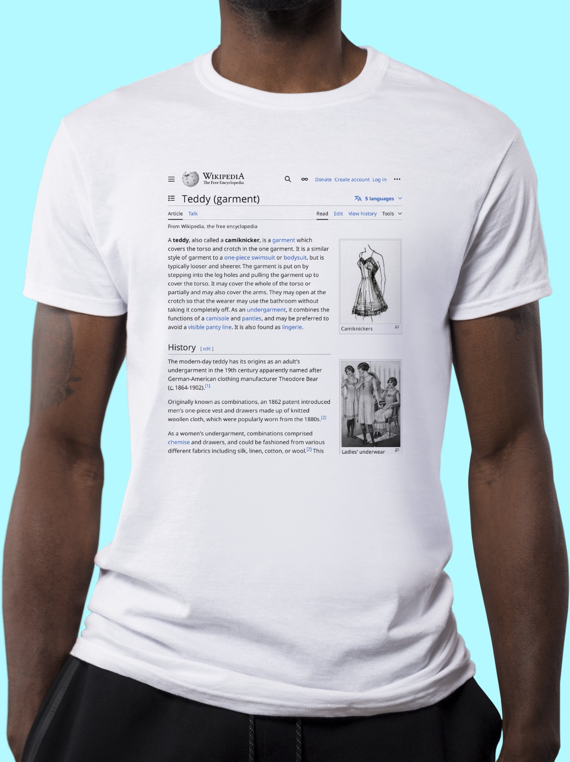 Teddy_(garment) Wikipedia Shirt