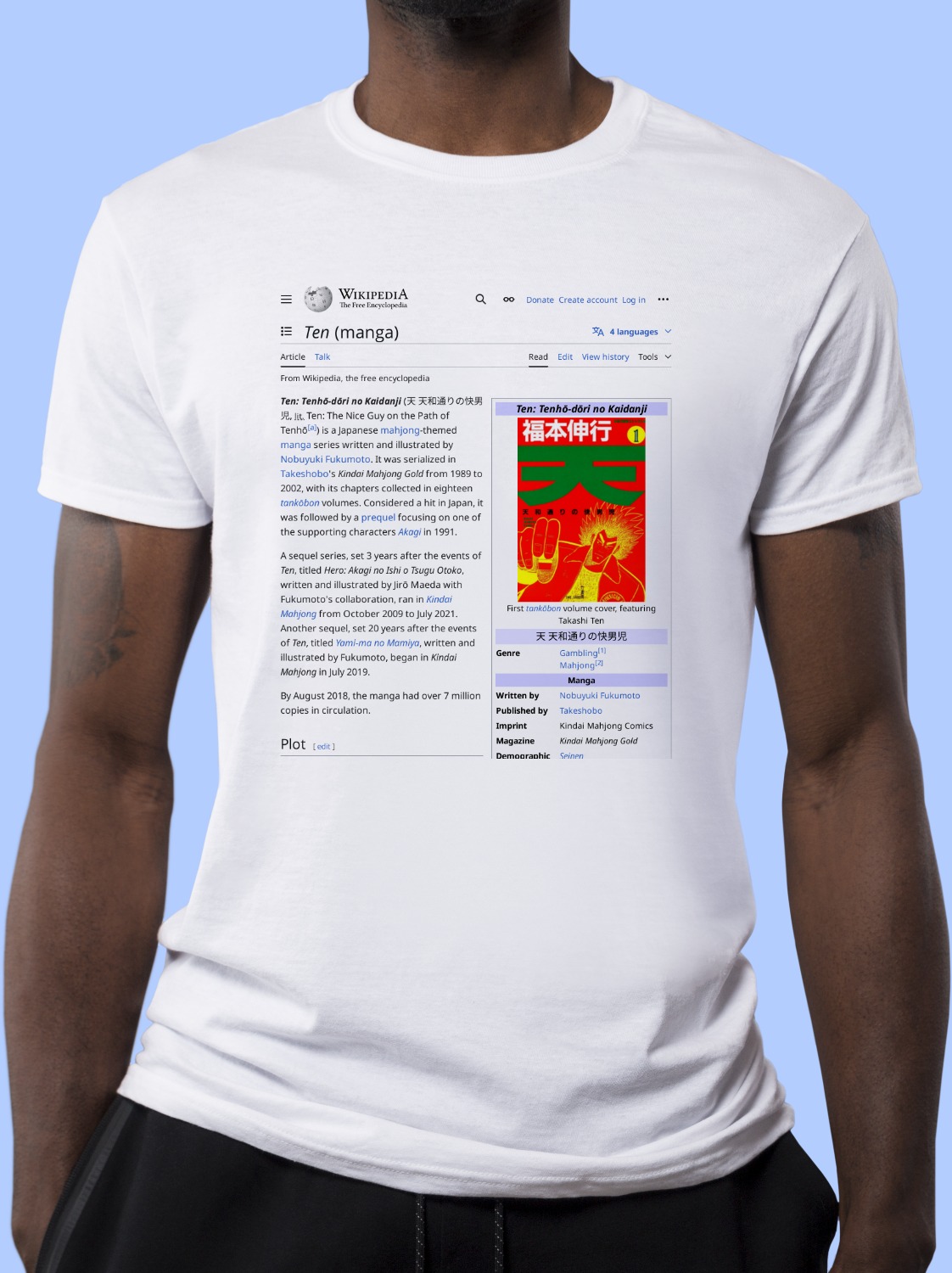 Ten_(manga) Wikipedia Shirt