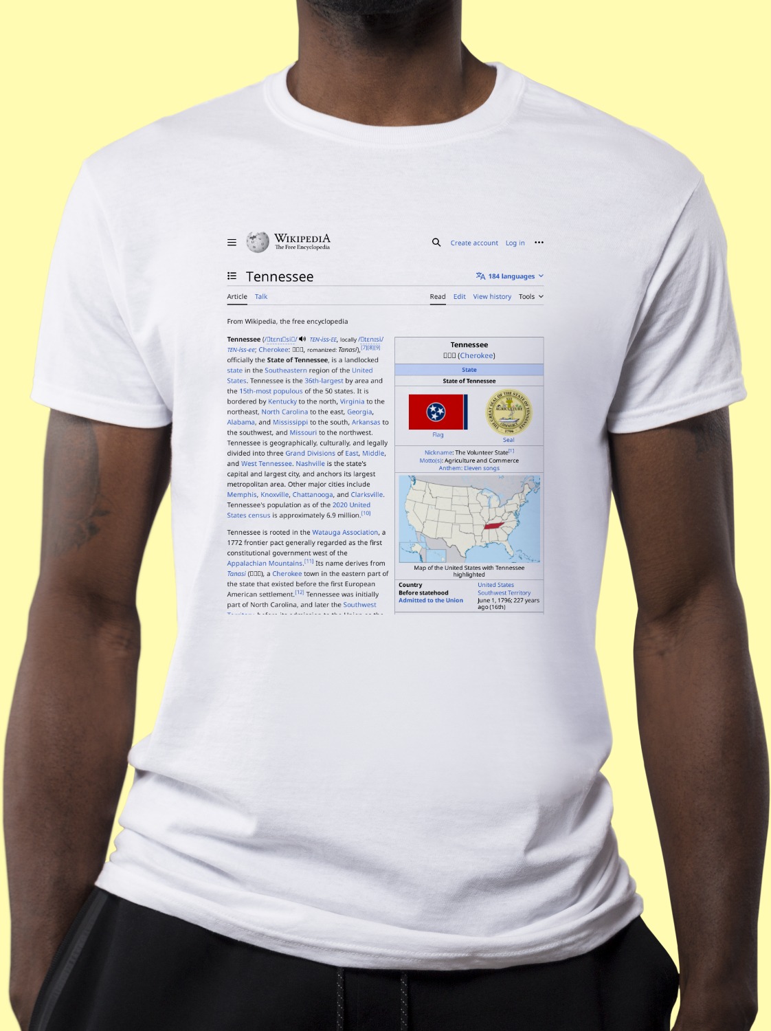 Tennessee Wikipedia Shirt