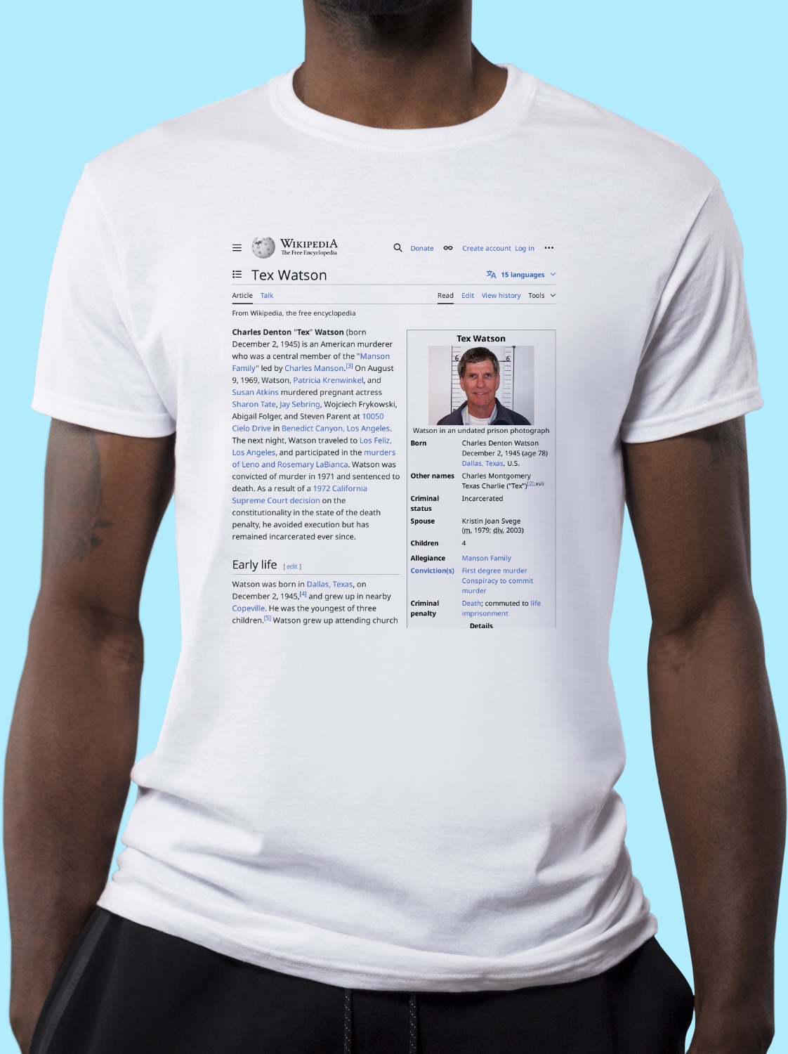 Tex_Watson Wikipedia Shirt